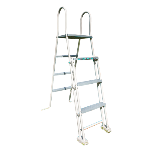 Piscina fuori terra rotonda, GRE KIT300Q, Piscina acciaio diametro 3 metri, Piscina 300x120 bianca.