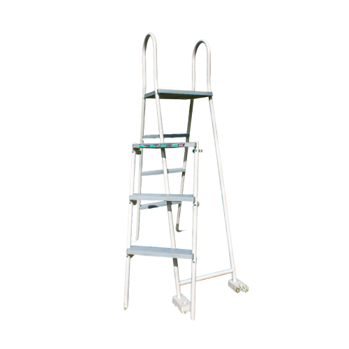 Piscina fuori terra rotonda, GRE KIT300Q, Piscina acciaio diametro 3 metri, Piscina 300x120 bianca.