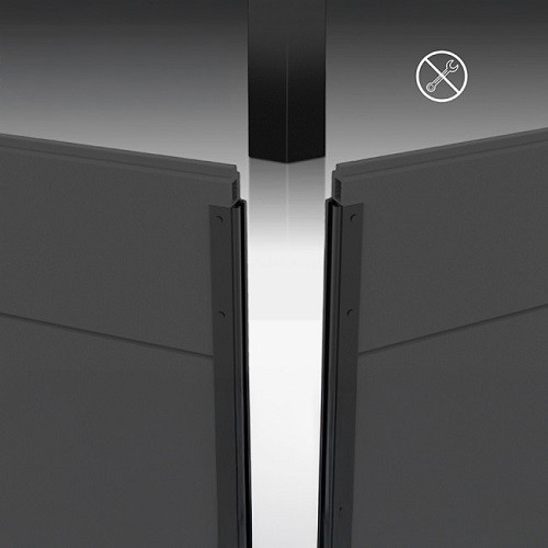 Piscina Quadrata Gre Avantgarde KPCOR2814T in Composito Antracite 326x326x96 cm - Kit Completo con Filtro a Sabbia