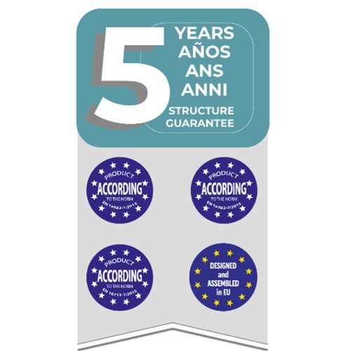 Piscina Quadrata Gre Avantgarde KPCOR2814T in Composito Antracite 326x326x96 cm - Kit Completo con Filtro a Sabbia