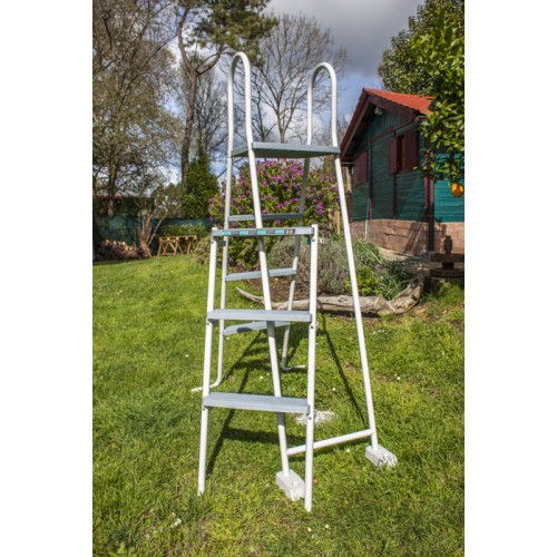 Piscina Fuori Terra Ovale Gre KIT500WQGRE 500x300x120 cm Effetto Legno