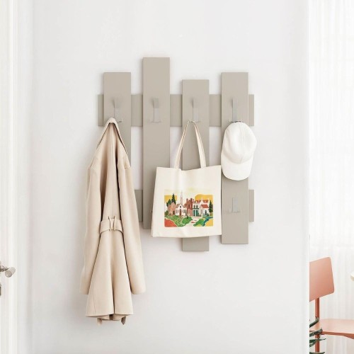 Appendiabiti a muro Wave cashmere 8 ganci EFFEZETA ITALIA