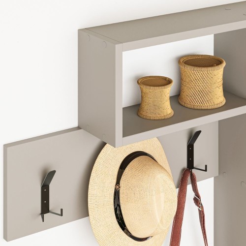 Appendiabiti da parete cashmere con 3 ganci appendiabiti e