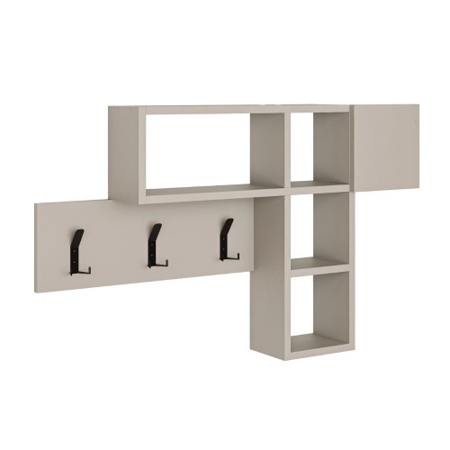 Appendiabiti da parete cashmere con 3 ganci appendiabiti e