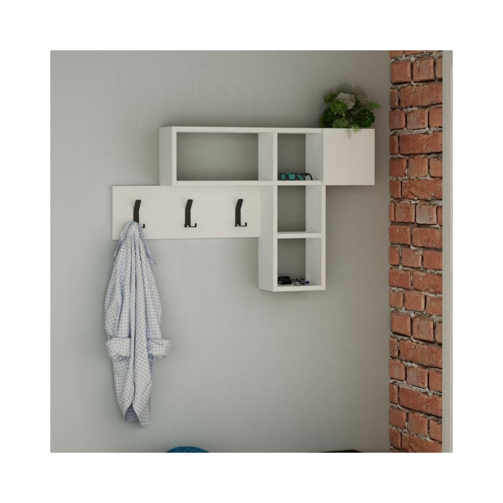 Appendiabiti da parete Game bianco EFFEZETA ITALIA