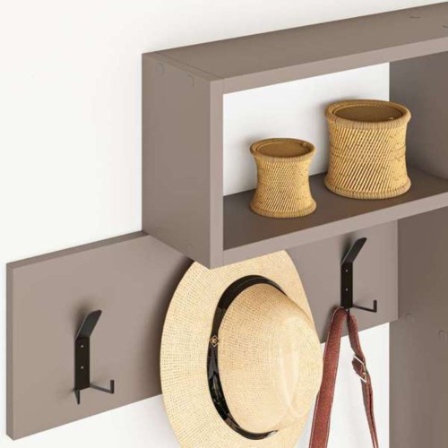 Appendiabiti da parete Game tortora EFFEZETA ITALIA