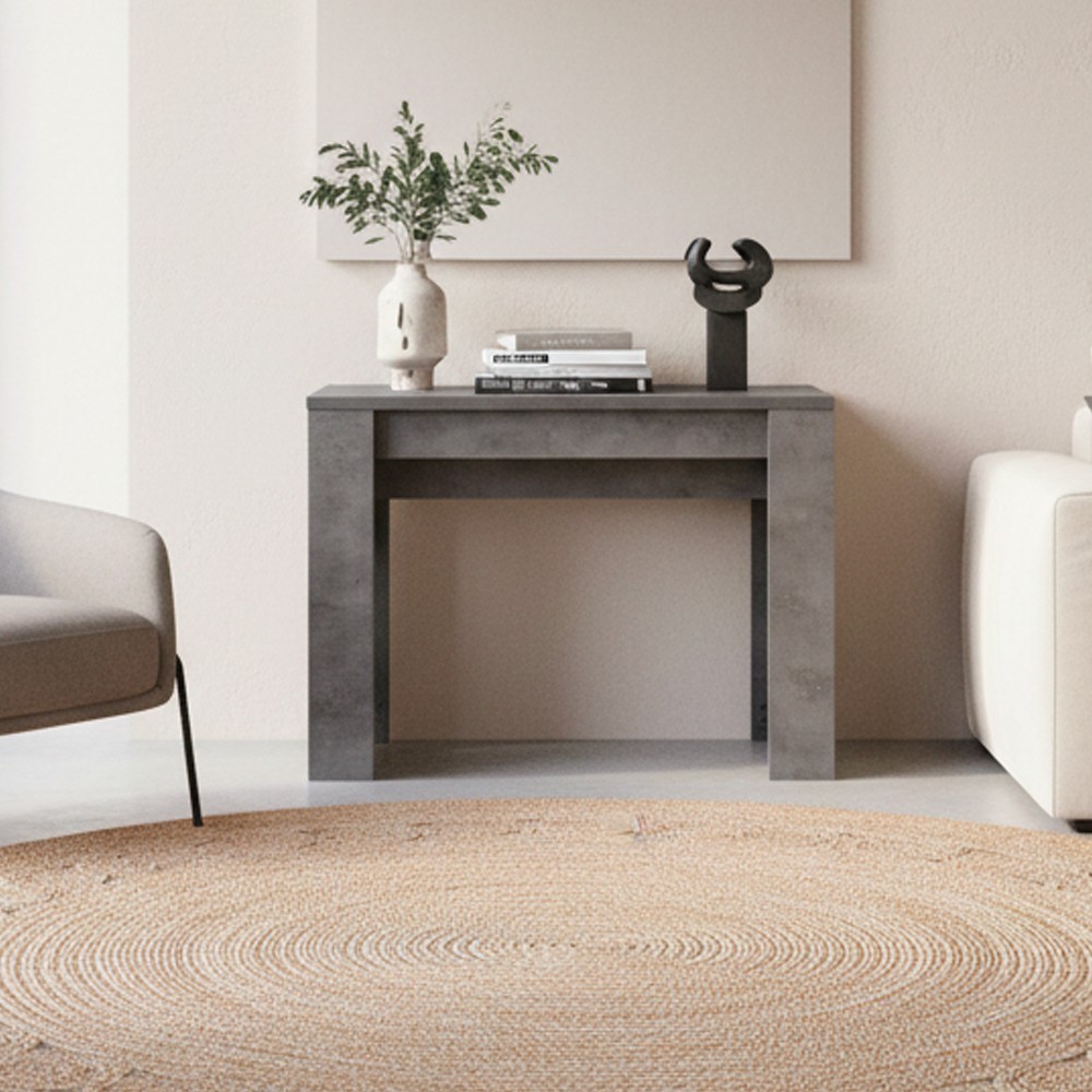 Consolle allungabile Baku cemento 252 cm EFFEZETA ITALIA