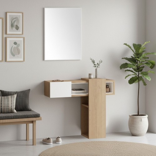 Ingresso Efes rovere bianco con specchio EFFEZETA ITALIA