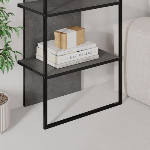 Libreria Archy 5 ripiani in colore retro grey EFFEZETA