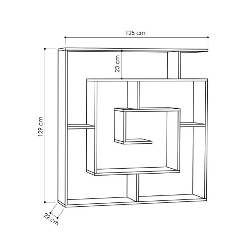 Libreria Labirent colore cashmere EFFEZETA ITALIA