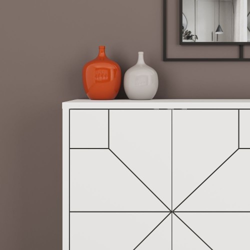 Madia 4 ante Dune colore bianco EFFEZETA ITALIA