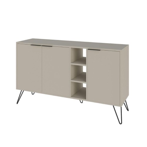 Madia Clara 3 ante cashmere e nicchie a giorno 142x35,6x83h