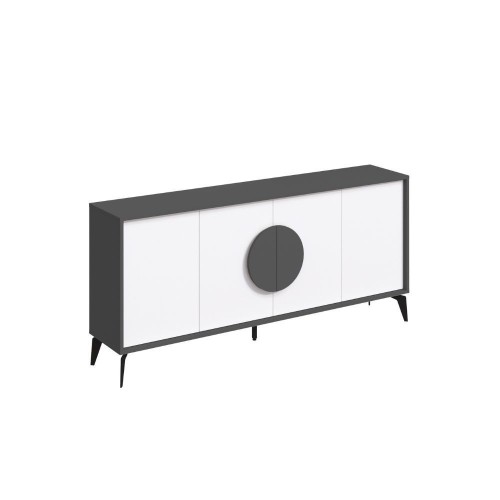 Madia Gora 180 cm struttura colore antracite con ante