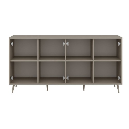 Madia Jana con 4 ante in cashmere con intagli maniglie e