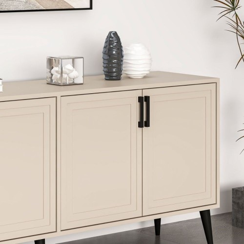 Madia Prime con 4 ante colore cashmere con maniglie e