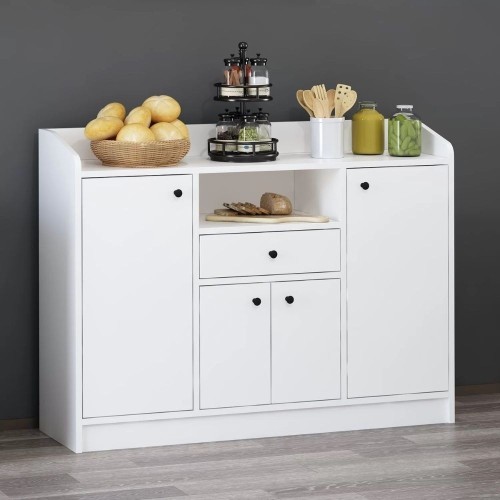 Mobile multiuso Arina con 4 ante 1 cassetto e nicchia a