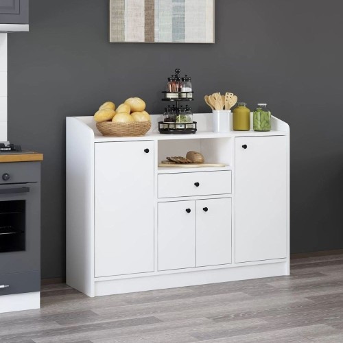 Mobile multiuso Arina con 4 ante 1 cassetto e nicchia a