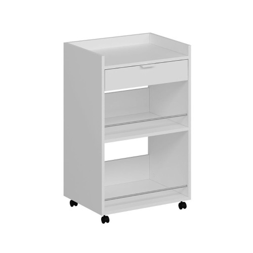 Mobile multiuso Liana con 2 nicchie a giorno e un cassetto