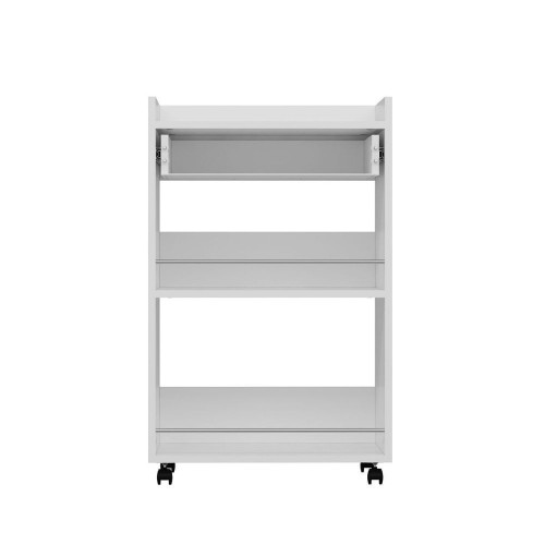 Mobile multiuso Liana con 2 nicchie a giorno e un cassetto