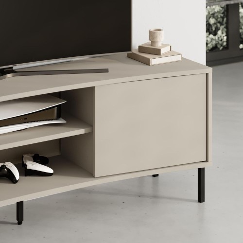 Mobile porta tv Frem con 2 ante e nicchie a giorno colore