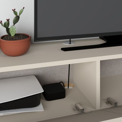 Mobile porta TV sospeso Francy cashmere con ante a ribalta