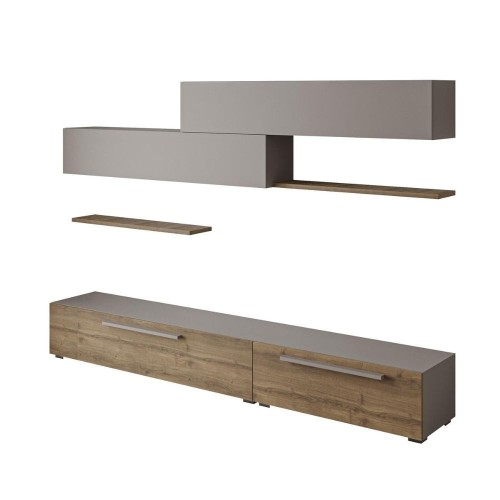 Parete attrezzata Kombat 260 colore hitit noce e tortora