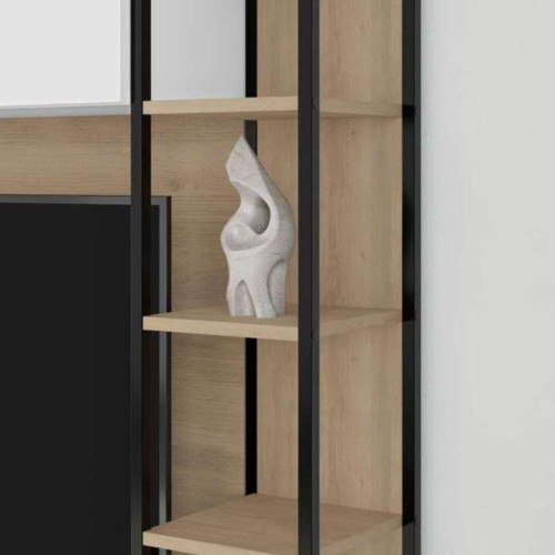 Parete attrezzata Tronador 260 cm. bianco e rovere EFFEZETA