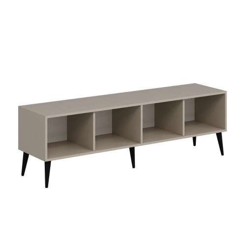 Porta tv Prime con 4 ante colore cashmere e maniglie e