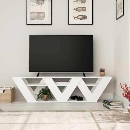 Porta tv Ralla colore bianco 158x30x40h EFFEZETA ITALIA