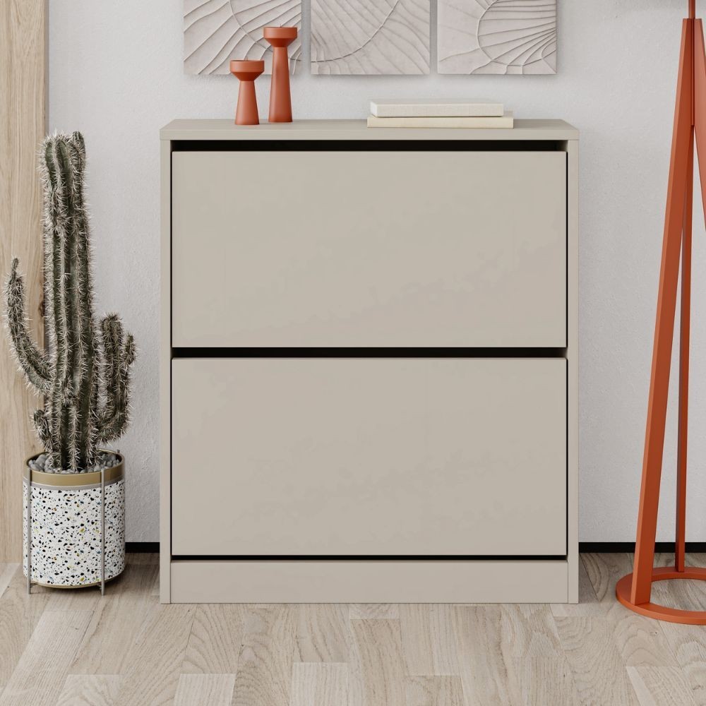 Scarpiera SHC520SAND due ante a ribalta cashmere EFFEZETA