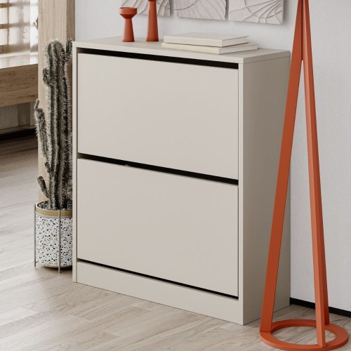 Scarpiera SHC520SAND due ante a ribalta cashmere EFFEZETA