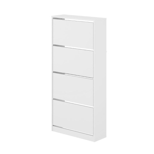 Scarpiera SHC540BI quattro ante a ribalta bianco EFFEZETA