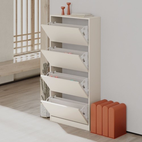 Scarpiera SHC540SAND quattro ante a ribalta cashmere