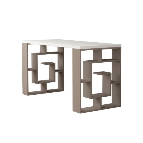 Scrivania Labirent 140 tortora bianco EFFEZETA ITALIA