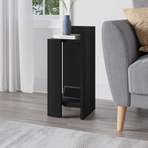 Tavolino comodino di design Elos 27x25x60h colore nero