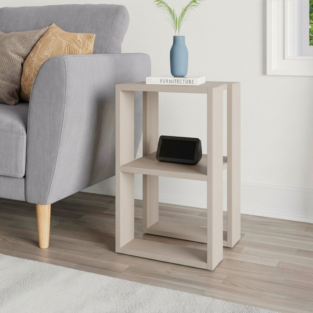 Tavolino comodino Lonie colore cashmere EFFEZETA ITALIA