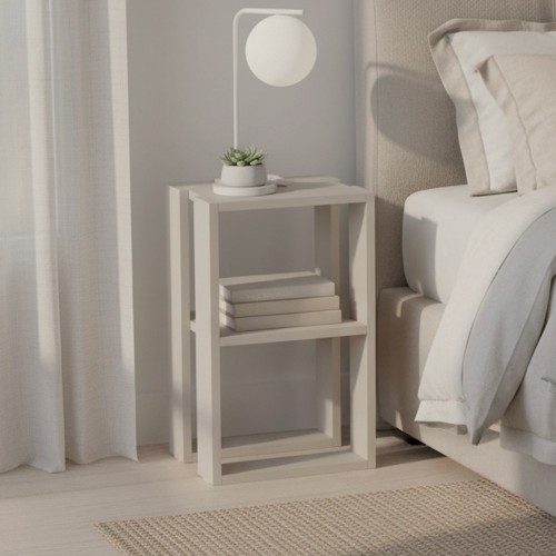 Tavolino comodino Lonie colore cashmere EFFEZETA ITALIA