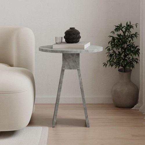 Tavolino da salotto Chen 50x42x23.4 cm. colore lagina