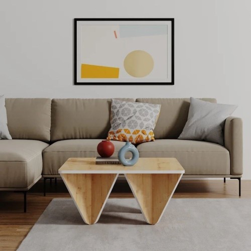 Tavolino da salotto Diamond quadrato rovere EFFEZETA ITALIA