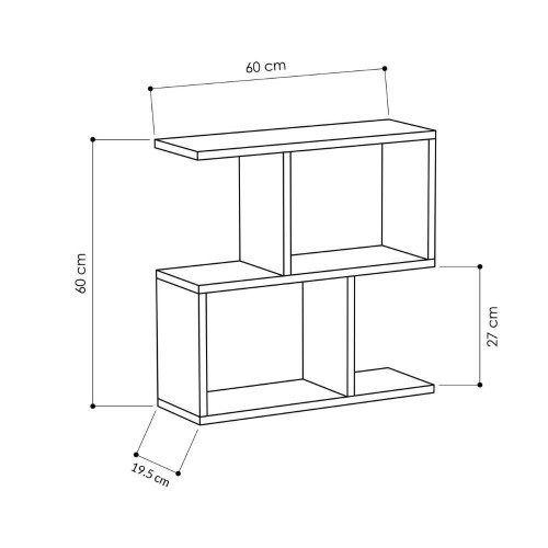 Tavolino da salotto Homemania in colore bianco EFFEZETA