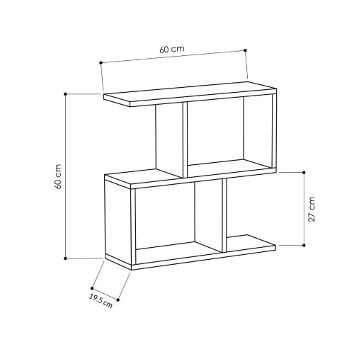 Tavolino da salotto Homemania in colore cinnamon EFFEZETA