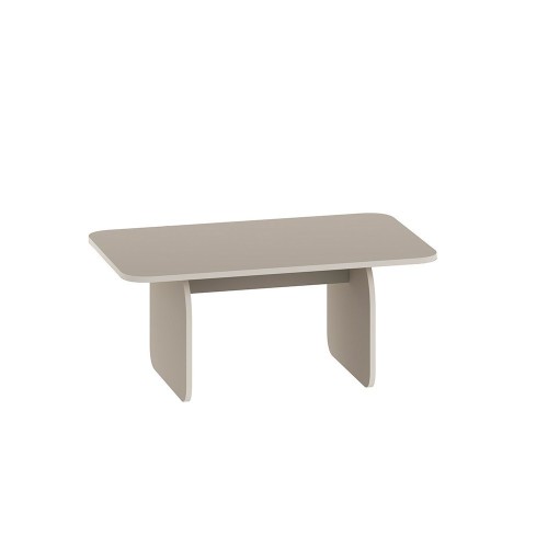 Tavolino da salotto Pietra con gambe a pannello piatto in