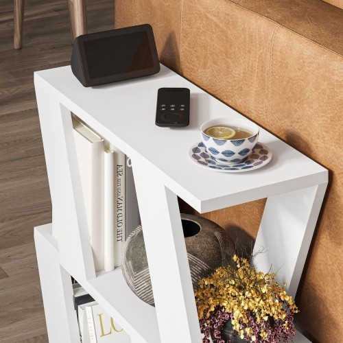 Tavolino laterale da salotto Lazena colore bianco EFFEZETA