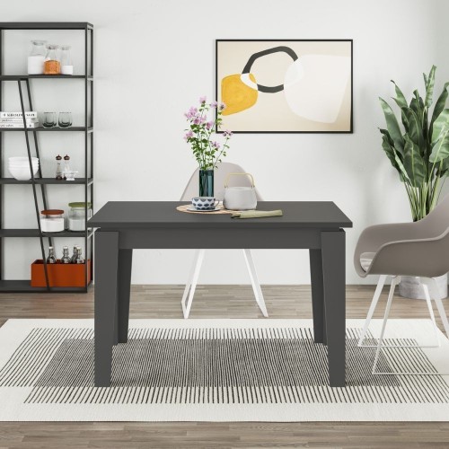 Tavolo allungabile Megaron antracite 120x80 cm EFFEZETA