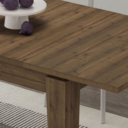 Tavolo allungabile Megaron colore hitit noce 120x80 cm.
