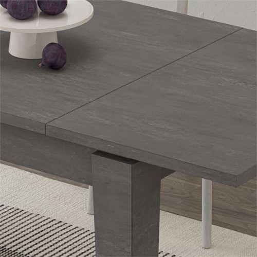 Tavolo allungabile Megaron retro grey 120x80 cm. EFFEZETA