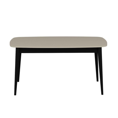 Tavolo allungabile Prime con top colore cashmere e gambe