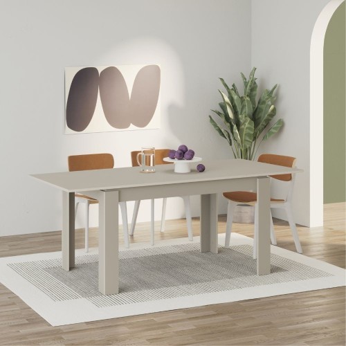 Tavolo allungabile Tolmen cashmere 140x80 allungabile a 190