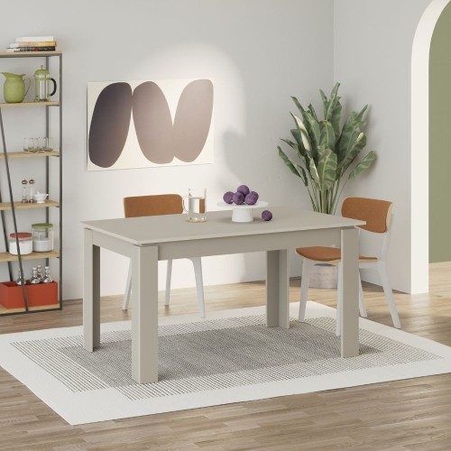 Tavolo allungabile Tolmen cashmere 140x80 allungabile a 190