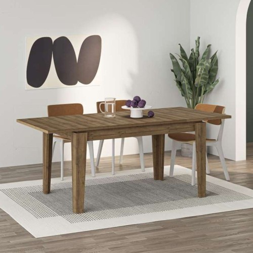 Tavolo allungabile Tolmen hitit noce140x80 allungabile a